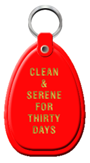 30 Days Key Tag