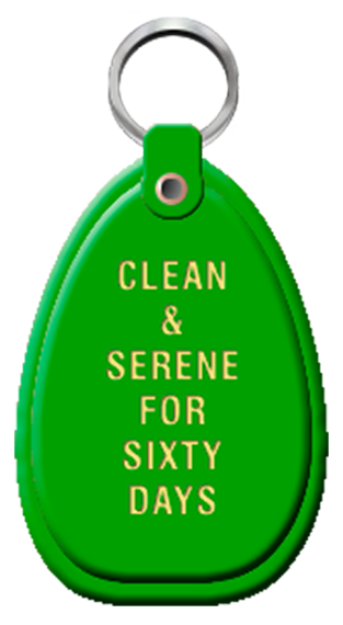 60 Days Key Tag
