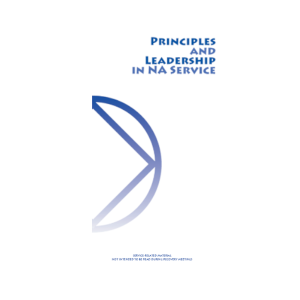 SPs : Priciples & Leadership in NA Service